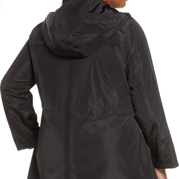 Halogen Hooded Cinch Waist Rain Jacket NWT Size XXL - Picture 3 of 8